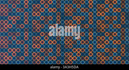 Abstract Partially Faded Spotted Pattern, Small Circular Gradient Shapes, Spots of Random Sizes and Changing Colors of Blue, Brown, Red and Orange - G Stock Vector