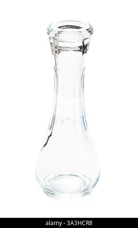 empty serbian vessel chokan for rakija brandy isolated on white background Stock Photo