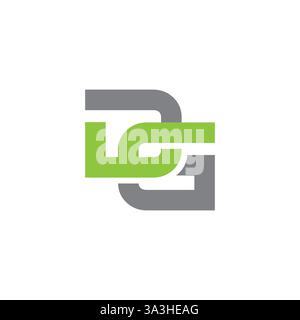 Initial DG Letter Logo With Creative Modern Business Typography Vector Template. DG Logo Creative Modern Minimal Alphabet D G Initial Letter Mark Mono Stock Vector