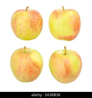 apples path isolated on white Stock Photo