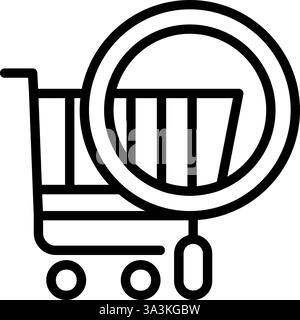 Search Vector Icon Vector Icon Stock Vector