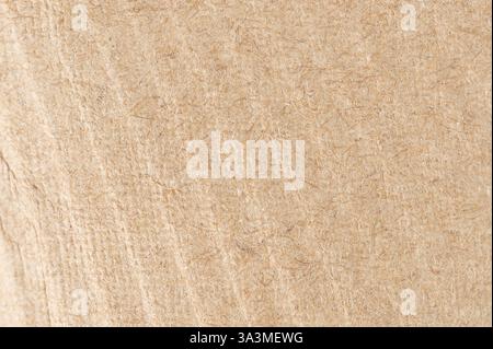 Recycled wrapping brown paper material macro close up view Stock Photo