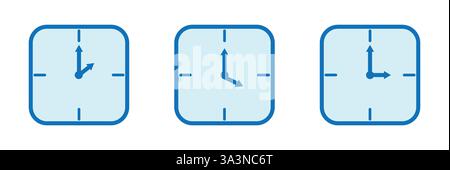 Clock icon time watch vector Stock Vector