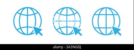 Website Icon, Vector Illustration, Technology Outline Stock Vector