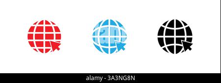 www vector icon, website symbol Stock Vector