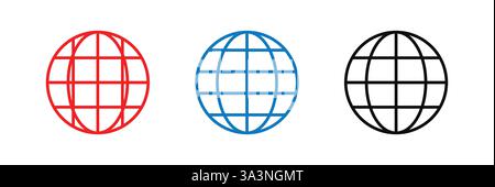 Website Icon, Vector Illustration, Technology Outline Stock Vector