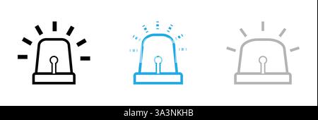 siren icon vector illustration design template Stock Vector