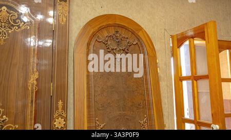 wood products, chairs, tables, doors. High quality photo Stock Photo