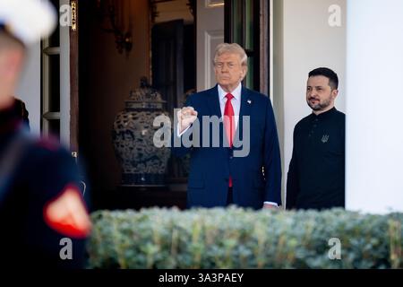 WASHINGTON DC, USA - 28 February 2025 - US President Donald Trump ...