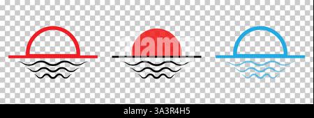 Sun vector illustration isolated Stock Vector