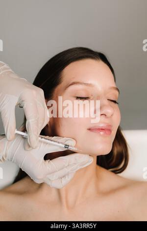 Contour plastic for correcting the shape of chin with botulinum toxin ...