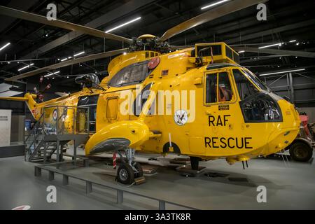 Westland Sea King HAR MK3 XZ585, 202 Squadron RAF. Stock Photo