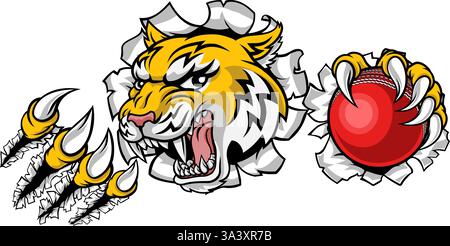 Wildcat Bobcat Bobcats Wildcats Cricket Mascot Stock Vector