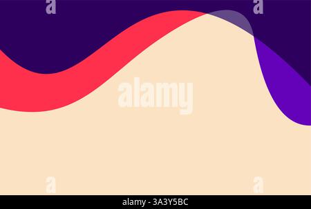 Fluid wave colorful abstract background dynamic vector illustration Stock Vector