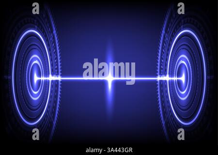 Abstract futuristic technology vision design, innovation future concept background. vector illustration Stock Vector