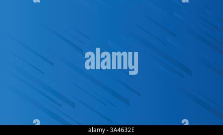 Abstract blue background with diagonal lines and a smooth gradient, perfect for creative artworks, tech designs, and modern wallpapers. Dynamic lines Stock Vector
