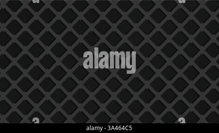 Seamless diamond grid pattern combining vintage and modern aesthetics. Perfect for creating striking wallpapers, textiles, or graphic designs. Stock Vector