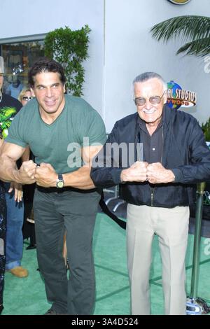 Stan Lee and Lou Ferrigno at the World premiere of Marvel's 'Avengers ...
