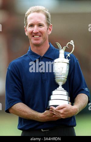 David duval the open champion 2001 the hi-res stock