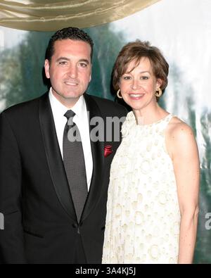 Apr. 16, 2008 - 12 April 2008 - White Plains, NY, USA -Tony Aiello (Reporter, CBS Westchester) and wife Liz attends The 63rd Boys' Towns of Italy ''Ball of the Year'' held at the Ritz Carlton Hotel.  Credit:  Anthony G. Moore/   K57848AGM.(Credit Image: © Globe Photos/ZUMAPRESS.com) Stock Photo
