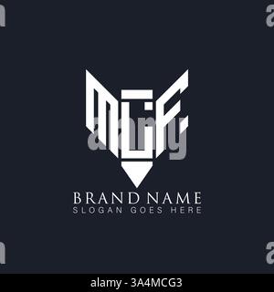 Monogram Mlf MLF logo. MLF letter. MLF letter logo design. Initials MLF logo linked ...