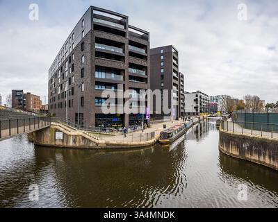 Cotton Field Wharf panorama. Stock Photo