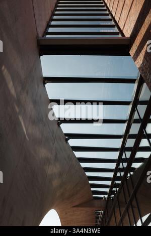Fresh Look at A Modern Architectural Structure Showcasing A Sleek Glass Roof