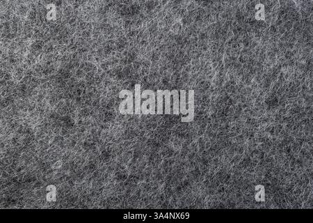 Gray felt structure hairy texture close up, abstract Stock Photo