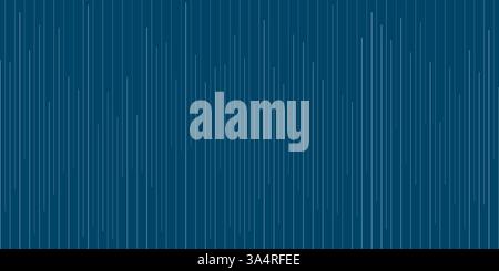 White and Grey Modern Style Minimalist Vertical Stripes Pattern on Dark Blue Backround - Editable Abstract Design, Creative Vector Template Stock Vector