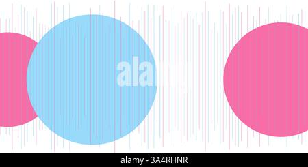 A subtle abstract background with faint vertical lines and soft colored circles. The minimalist design and neutral tones create a serene, elegant aest Stock Vector