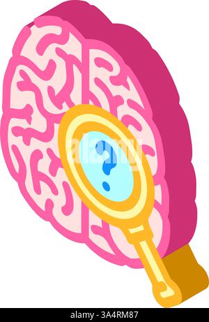 brain research neurologist color icon vector illustration Stock Vector ...