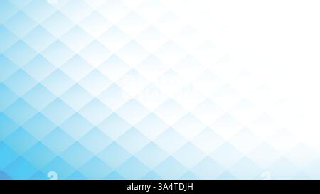 Seamless light blue geometric diamond pattern vector background. Perfect for wallpaper, fabric, or textile design. Modern and abstract. Stock Vector