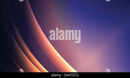 Modern abstract wave vector background with gradient light, perfect for wallpaper, business, or web design. Sleek, colorful, and stylish. Stock Vector