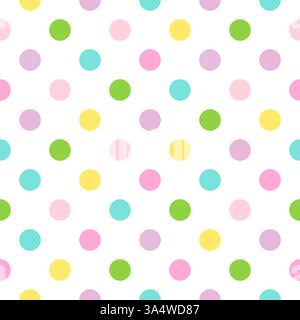 Party Polka dot Decor Seamless Pattern Stock Vector