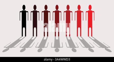 Human icon conceptual work, easily editable, vector art illustration Stock Vector