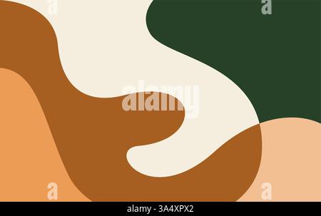 Fluid wave colorful abstract background dynamic vector illustration. summer abstract background Stock Vector