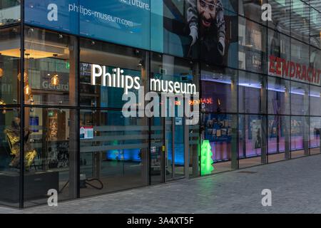 Philips Museum, It is located in Philips' first light bulb factory. Stock Photo