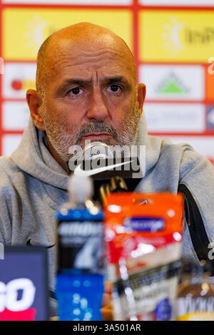 Michal Probierz seen during Official Press Conference of Polish