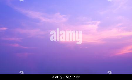 Colorful clouds in summer, Quiet and beautiful sunset, Colorful evening sky, Evening sky, Sunset, Beautiful dark and bright sky, Beautiful clouds at d Stock Photo