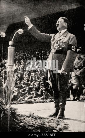 Portrait Of Adolph Hitler 1889 1945 German Dictator Circa 1930 Portrait Of Adolph Hitler 1889 1945 German Dictator Circa 1930