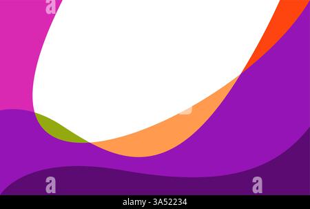 Abstract wave background vector illustration. colorful fluid background Stock Vector