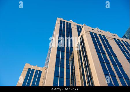 Headquarters of Euroclear, a financial clearing institution, Brussels, Belgium, 19 MARCH 2025 Stock Photo