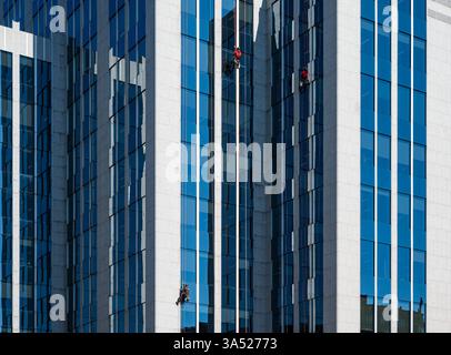 Headquarters of Euroclear, a financial clearing institution, Brussels, Belgium, 19 MARCH 2025 Stock Photo