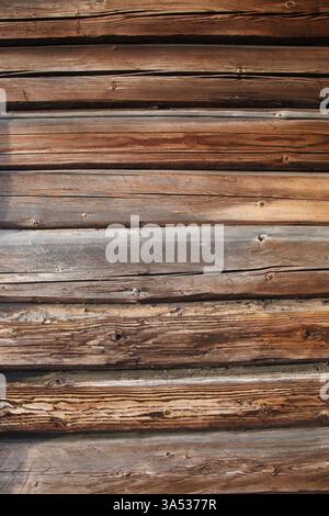 Vertical photography of old wooden brown wall Stock Photo