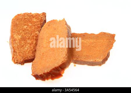 Rice cake zi ba on a white background Stock Photo