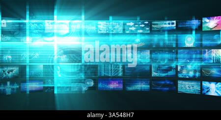 Futuristic Technology and Disruptive Technologies Worldwide as Concept Stock Photo