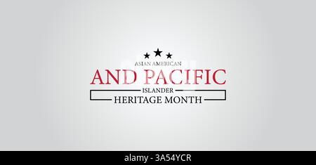 Honoring Asian American and Pacific Islander Heritage Celebrating Diversity and Unity Stock Vector