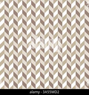 Brown contour abstract geometrical seamless pattern Stock Vector