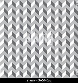 Grey contour abstract geometrical seamless pattern background Stock Vector