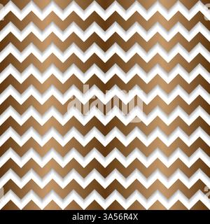 Brown gradient contour abstract geometrical seamless pattern background Stock Vector